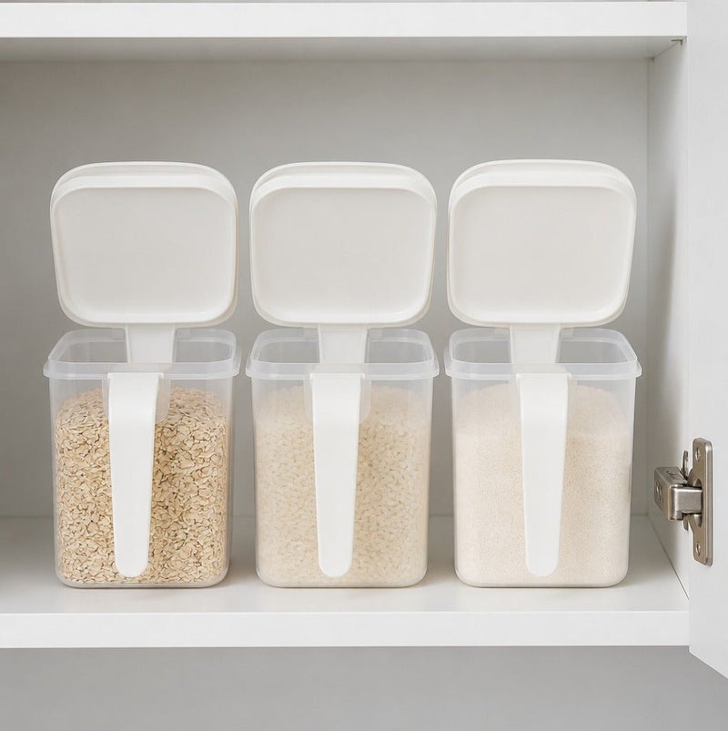 RAIS GLOBAL 3-Piece Refrigerator Organizer 1.5L | Stackable Fridge Storage Containers with Lids & Handle | Freezer Safe Fruit & Vegetable Storage Boxes | Transparent - Image 5