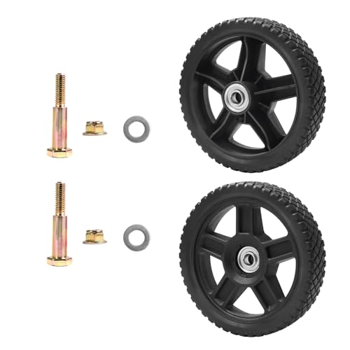 Parts Camp Lawn Mower Wheel kits 7 inch Wheels for Push Mower(Set of 2) - Image 1