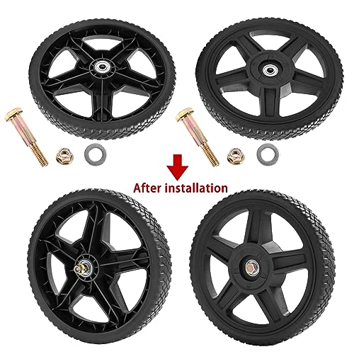 Parts Camp Lawn Mower Wheel kits 7 inch Wheels for Push Mower(Set of 2) - Image 5