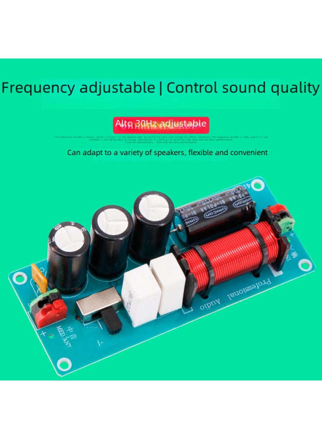 Pure Midrange Frequency Divider High Fidelity Home Speaker Upgrade Car Audio Speaker Modification Crossover Divider - Image 2
