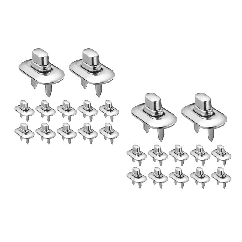 2pcs 12pcs Purse Twisting Turn Locks Leathercraft Accessories Purse Locks for Leather Handbag Bag ( ) - Image 1
