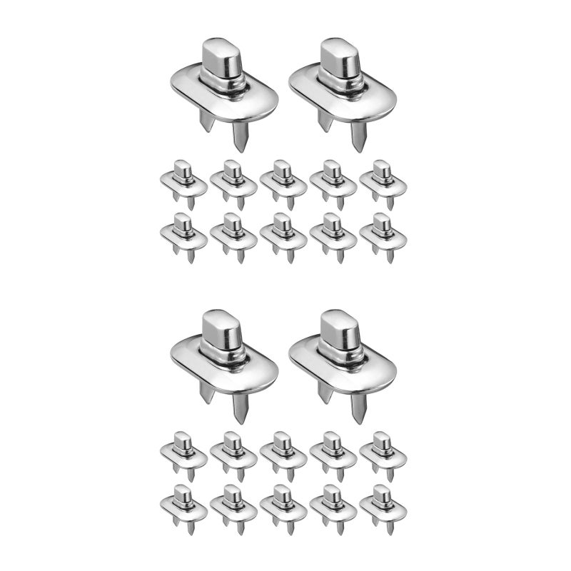 2pcs 12pcs Purse Twisting Turn Locks Leathercraft Accessories Purse Locks for Leather Handbag Bag ( ) - Image 5