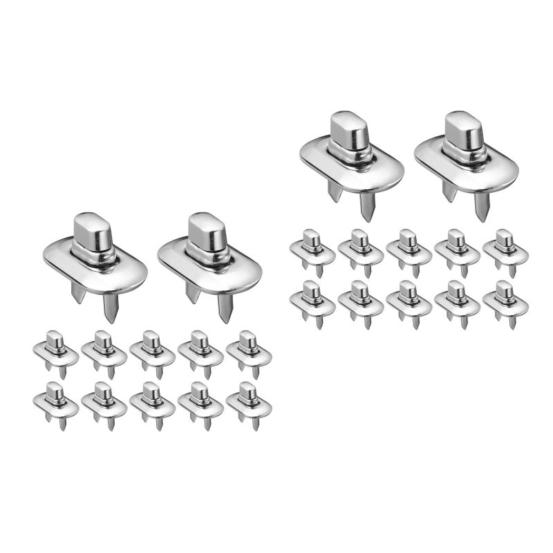 2pcs 12pcs Purse Twisting Turn Locks Leathercraft Accessories Purse Locks for Leather Handbag Bag ( ) - Image 3