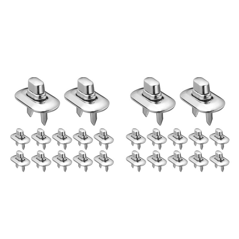 2pcs 12pcs Purse Twisting Turn Locks Leathercraft Accessories Purse Locks for Leather Handbag Bag ( ) - Image 2