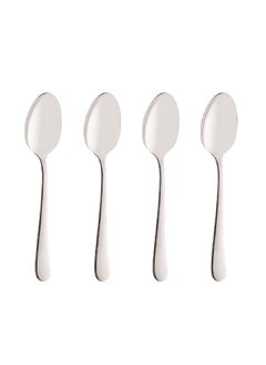Amefa 4-Piece Austin Rust-Resistant Stainless Steel Spoon Set Silver 6.858 x 12.954 x 13.208 cm 1410X1VDXCAK4 
