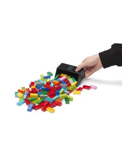 Room Copenhagen Room Copenhagen LEGO Brick Scooper Set - Easy Clean Up for Building Blocks and Other Toys - 1 Large Dark Stone Gray Scoop 7.63 x 5.19in and 1 Small Black Scoop 5.07 x 3.46in - Includes Brick Separator  - Image 5