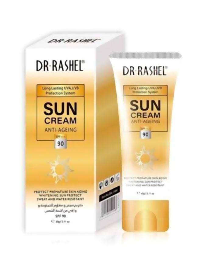 DR. RASHEL Anti-Age And Whitening Sunscreen Spf 90 White 60grams - Image 2