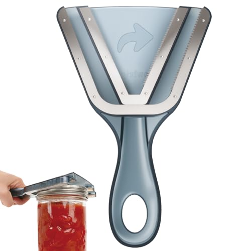 Cowbright Jar Opener for Weak Hands & Seniors with Arthritis – Easy Twist-Off Lid & Bottle Opener – Ergonomic Non-Slip Handle, Unique Kitchen Gadget & Ideal Christmas Gift for Elderly, Women & Men (Gray) - Image 1