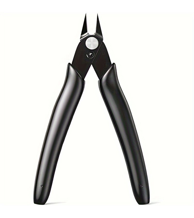 5 Inch Micro Flush Cutter Black Handles Jewelry Electronics Wire Cutter 1pc - Image 2