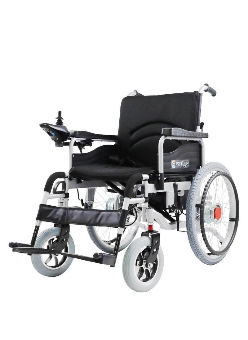 Cool Baby - COOLBABY  Portable Adult Electric Wheelchair Folding Special Mobility Wheelchairs Front Wheel with Shock Absorption Equipped with 52cm Widen Seat - Image 1