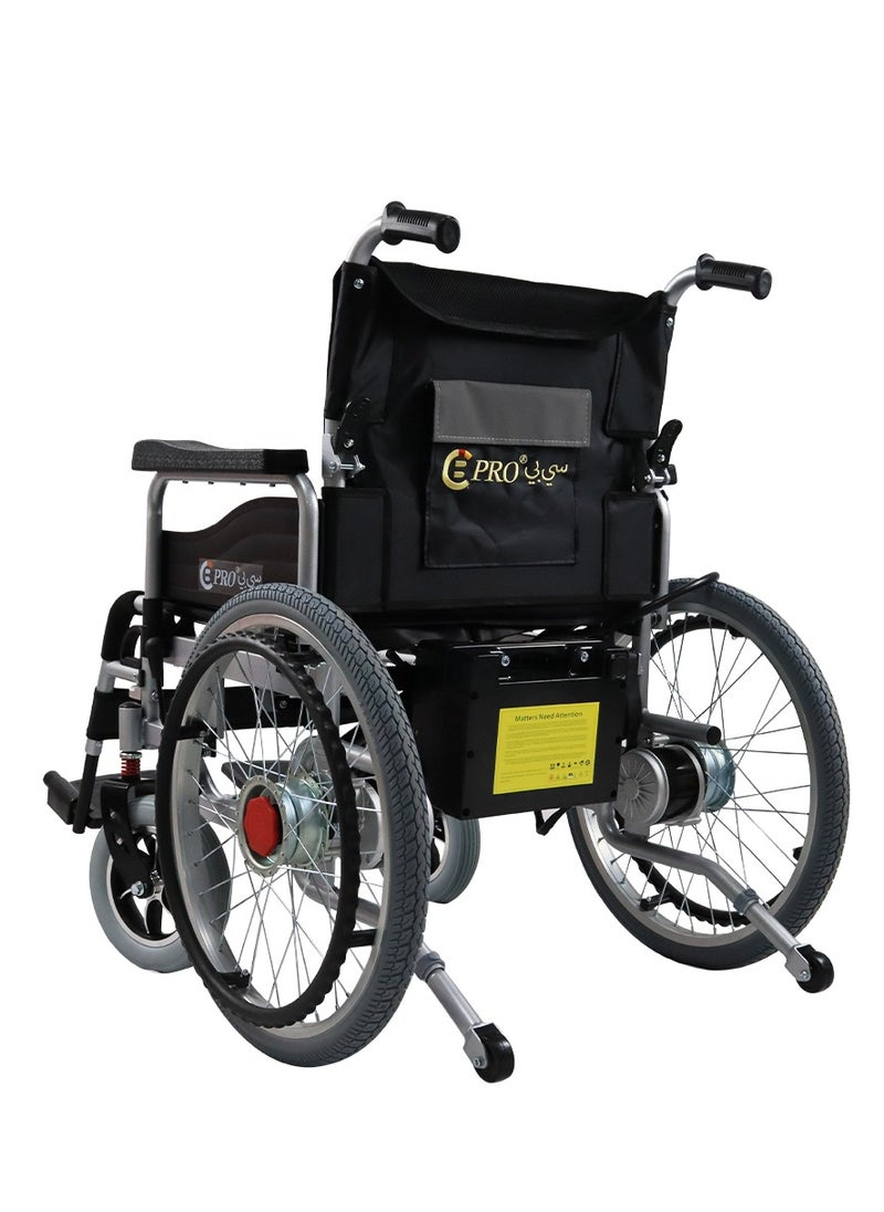 Cool Baby - COOLBABY  Portable Adult Electric Wheelchair Folding Special Mobility Wheelchairs Front Wheel with Shock Absorption Equipped with 52cm Widen Seat - Image 1