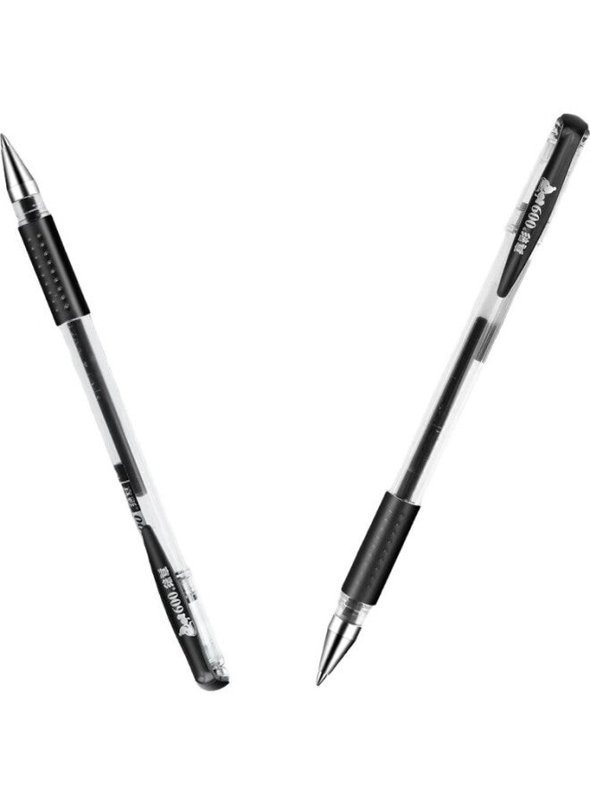 Truecolor 0.5Mm Black Gel Pen, Classic Office Bullet Tip, Soft Hand Protection, Pull-Off Cap, Signature Pen, Business Pen, Student Stationery, Meeting Note-Taking Pen - Image 2