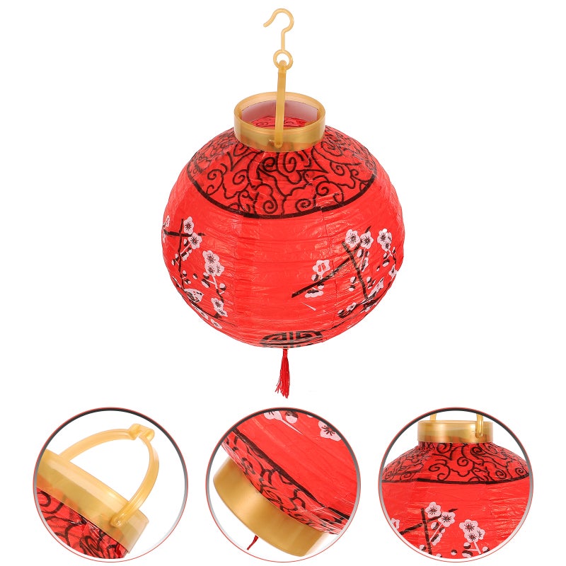 2pcs Party Hanging Lantern Round Paper Lantern Decorations Folding Paper Lantern Pendants - Image 3