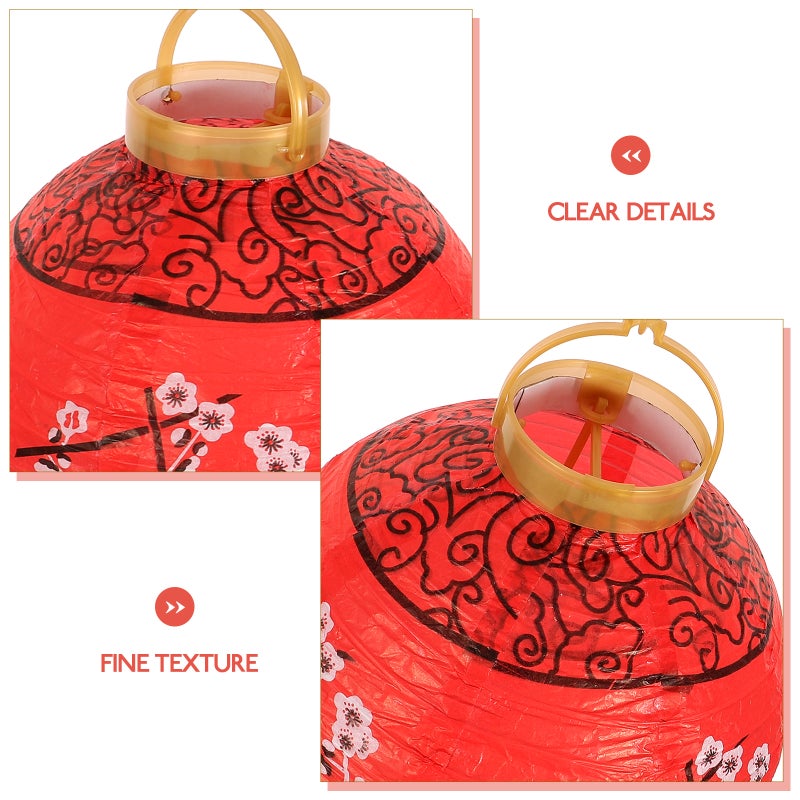 2pcs Party Hanging Lantern Round Paper Lantern Decorations Folding Paper Lantern Pendants - Image 5