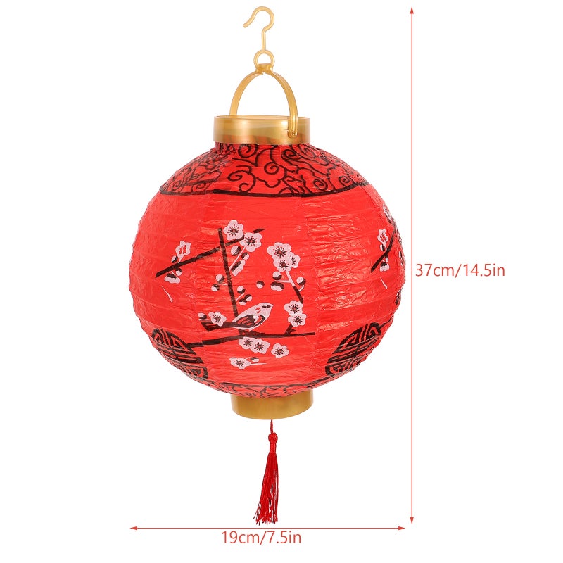 2pcs Party Hanging Lantern Round Paper Lantern Decorations Folding Paper Lantern Pendants - Image 2