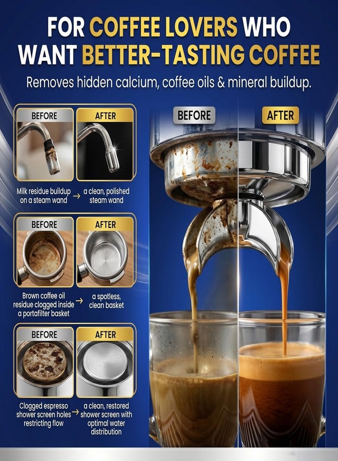 REVIV Coffee Machine Descaler Solution for Home Baristas & Daily Coffee Drinkers - 33.8oz, 8 uses - Compatible with Keurig, Nespresso, Delonghi, Breville - Removes Limescale, No Vinegar Smell - Image 3