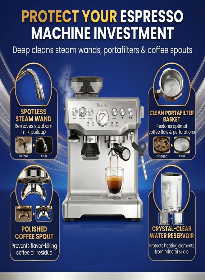 REVIV Coffee Machine Descaler Solution for Home Baristas & Daily Coffee Drinkers - 33.8oz, 8 uses - Compatible with Keurig, Nespresso, Delonghi, Breville - Removes Limescale, No Vinegar Smell - Image 4