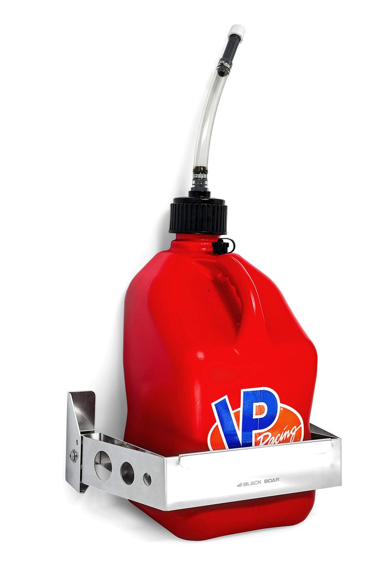 Black Boar Aluminum Fold Away Storage Brace for Enclosed Trailer | Securely Holds (1) Fuel jug While in Transit | Durable Construction | Easy to Install (66106) - Image 3