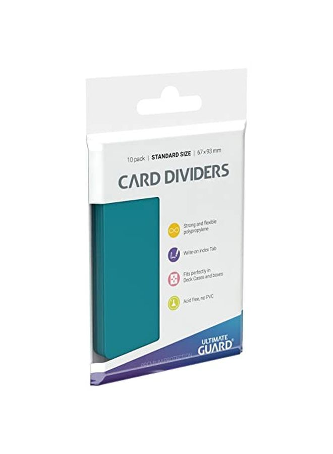 Ultimate Guard Divider Protective Card Sleeves (10 Piece) Light Petrol - Image 2