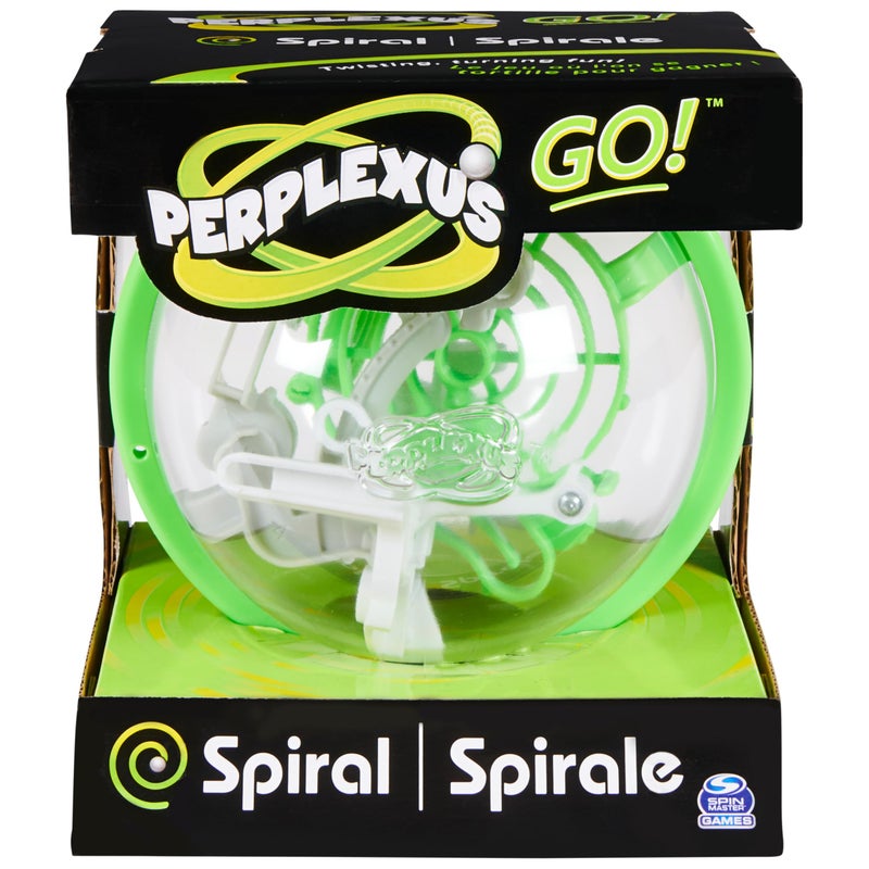 Spin Master Games Perplexus GO Spiral, Compact Challenging Puzzle Maze Skill Game - Image 1