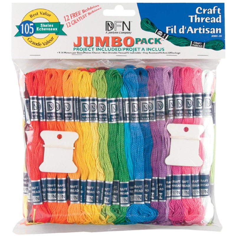 Janlynn Craft Thread Value Pack, Multicolor (3001-38) - Image 3