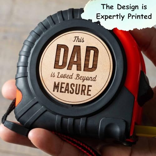 Gossby Tape Measure for Dad - Fathers Day, Birthday, Christmas - Woodworking, Carpenter Tool Gift for Men - Image 5