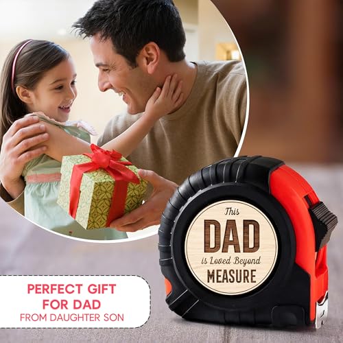 Gossby Tape Measure for Dad - Fathers Day, Birthday, Christmas - Woodworking, Carpenter Tool Gift for Men - Image 3