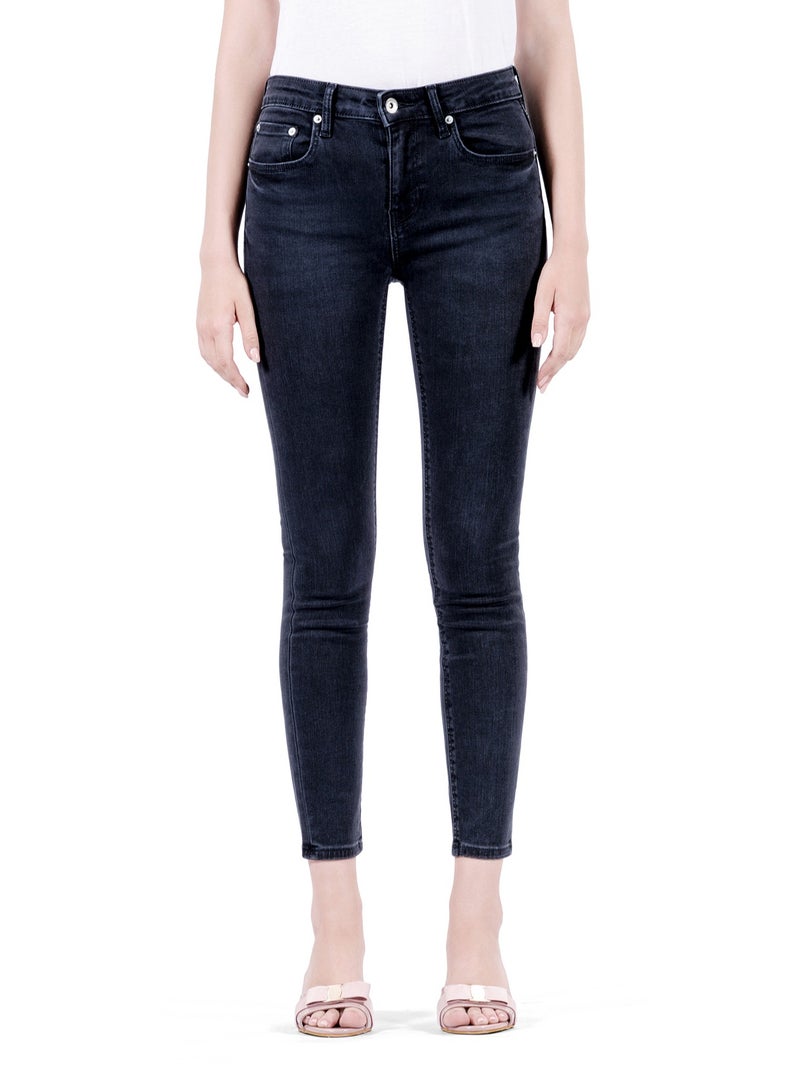 Web Denim Web Denim Women's Stretch Skinny Jeans - Comfort Fit Stylish Denim Pants  - Image 2
