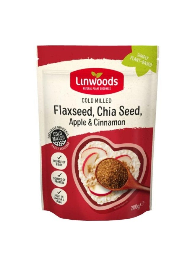 Cereal Mix, Flax, Chia, Apple & Cinnamon - 200g, Ireland