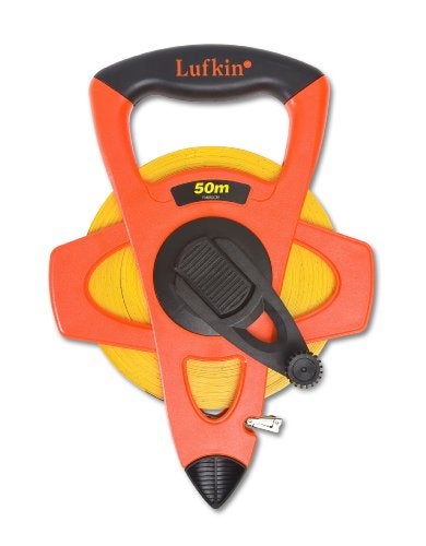 Lufkin Crescent Lufkin 13mm x 50m HiViz Orange Fiberglass Tape Measure FM050CMorangeblack