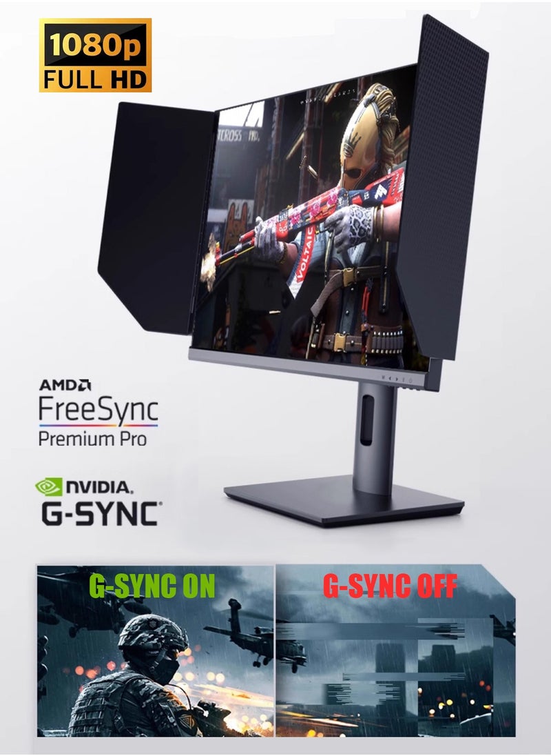 هاي لوك شاشة ألعاب 24.5 بوصة عالية الدقة 1920 × 1080 280 هرتز 0.3 مللي ثانية سريعة TN FullHD AMD FreeSync Premium Eye-Care DisplayPort 1.4 وHDMI 2.0  - Image 3
