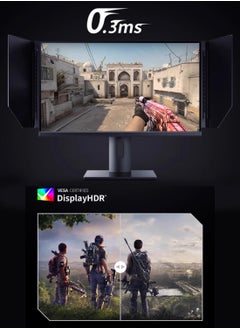 HILUKE 24.5 Inch Full HD 1920 x 1080 280hz 0.3ms Fast TN Gaming Monitor FullHD AMD FreeSync Premium Eye-Care Display Port 1.4,HDMI 2.0 Ports  - Image 5