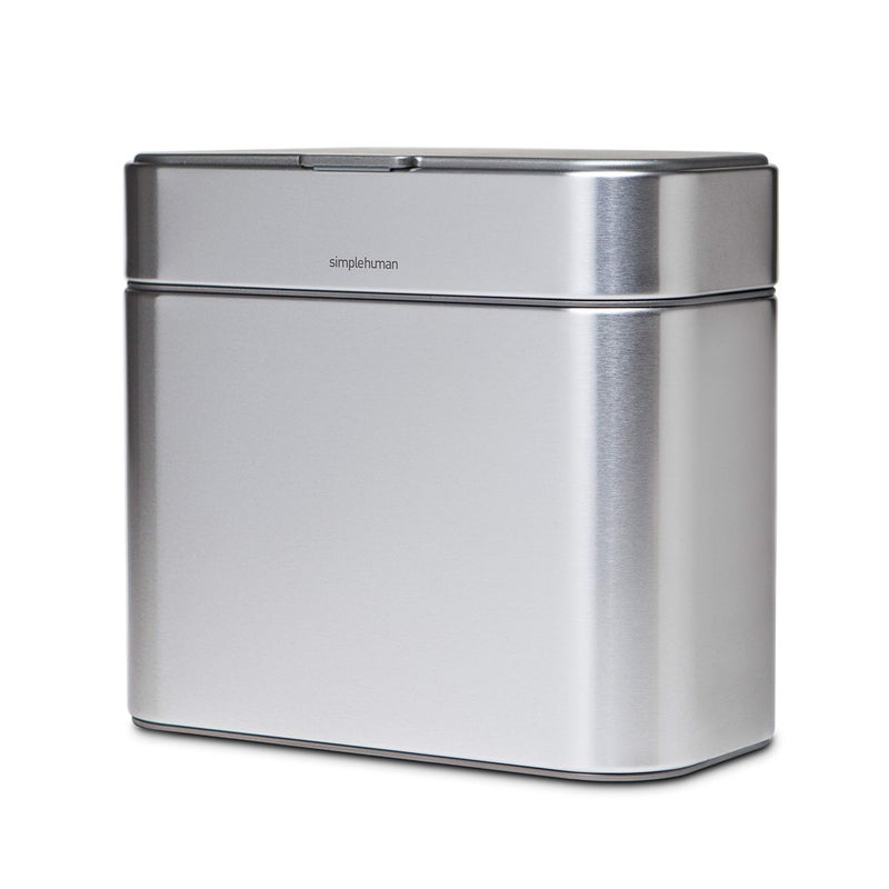 simplehuman simplehuman Compost Caddy, Detachable and Countertop Bin, 4 Liter / 1.06 Gallon, Brushed Stainless Steel  - Image 4