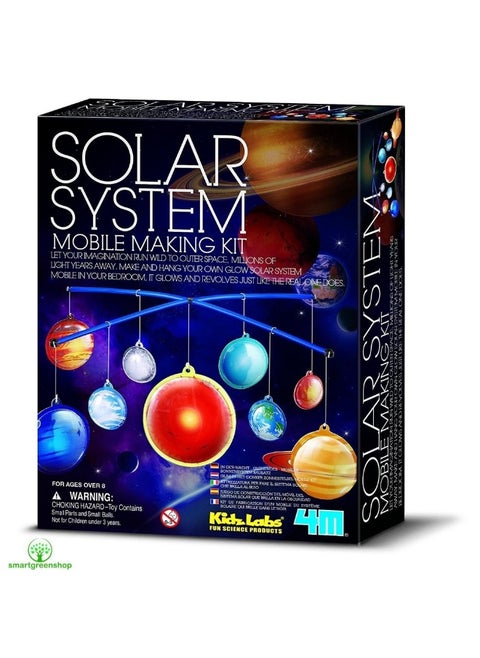 KidzLabs Glow Solar System Mobile Making Kit