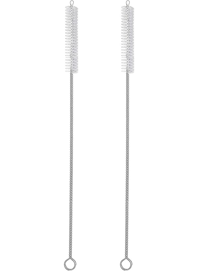 rawnori rawnori 2 Starbucks Straws Cleaning Brush - BPA Free - 2 Heavy Bristle Straw Cleaner for Washing Ss Drink Straws, Tea Pot Spout, Glass Bottles, Mini, Micro, Pipe  - Image 1