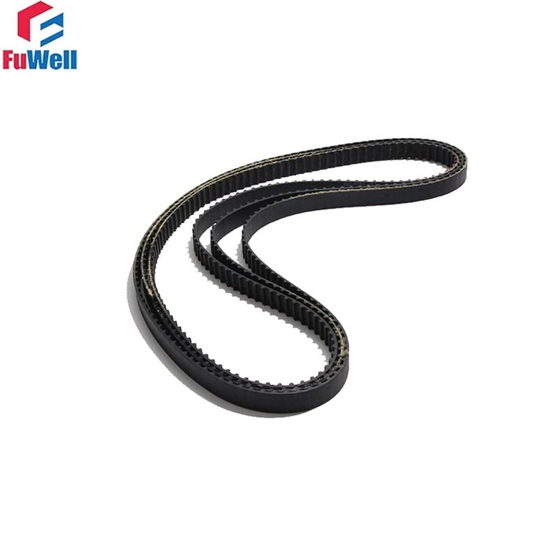 488-624XL 6/8/10/12.7/15/20mm Belt Width Inch Trapezoid Pulley Belt Closed Loop Toothed Transmisson Rubber(616XL 308T,8mm) - Image 3