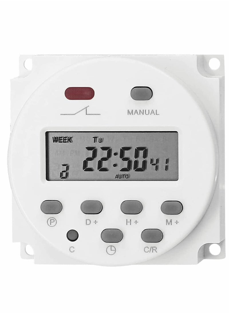 KASTWAVE - Weekly Digital Programmable Timer Switch Home Appliance Switch timer 16 Independent ON/OFF Programs for Lights Fans Bread Maker Air Conditioner Kitchen Timer Easy control Smart life - Image 1