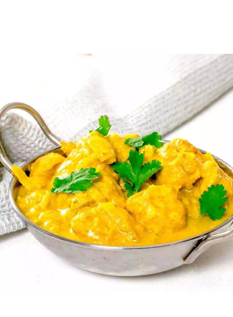 555 4Pc Stainless Steel Kadai Serving Bowl - Image 5