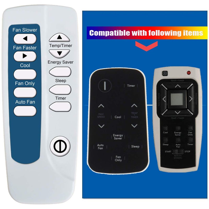 RCECAOSHAN Compatible Air Conditioner Remote Control Replacement for Kenmore AC Remote Control 5304495111, 5304476181, 5304476311, 5304476246, 5304495027 (Not Universal) - Image 1