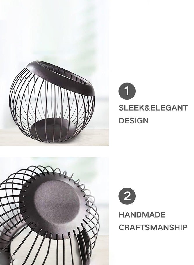BELLSBERRY Large Capacity Coffee Pod Holder – Round Capsule Organizer Stand for K-Cup, Espresso & Coffee Pods - Image 3