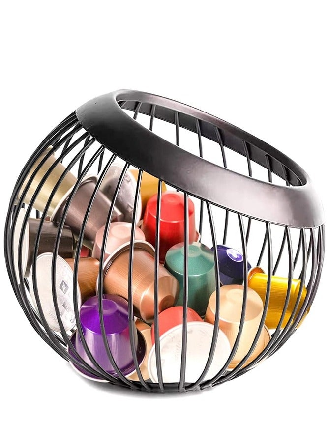 BELLSBERRY Large Capacity Coffee Pod Holder – Round Capsule Organizer Stand for K-Cup, Espresso & Coffee Pods - Image 1