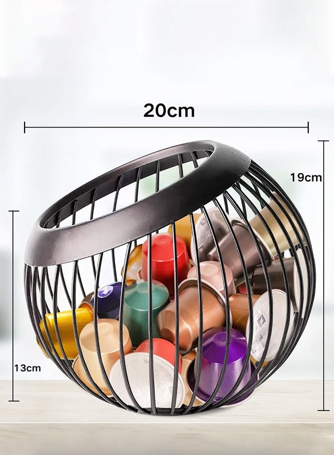 BELLSBERRY Large Capacity Coffee Pod Holder – Round Capsule Organizer Stand for K-Cup, Espresso & Coffee Pods - Image 2