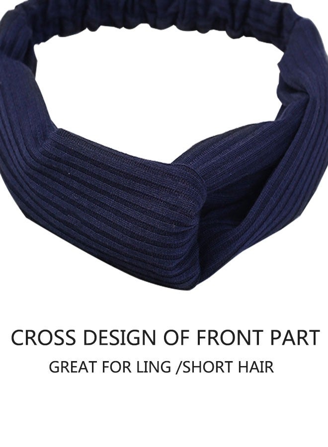 وهاواي 6 Pack Boho Headbands for Women Non Slip Twist Knot Head Bands Headwraps for Wigs Cute Hair Bands Stretchy Fashion Summer Hair Accessories - Image 3