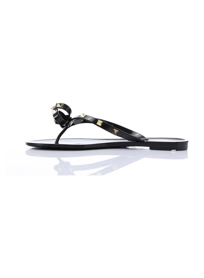 One Thong Black Slipper