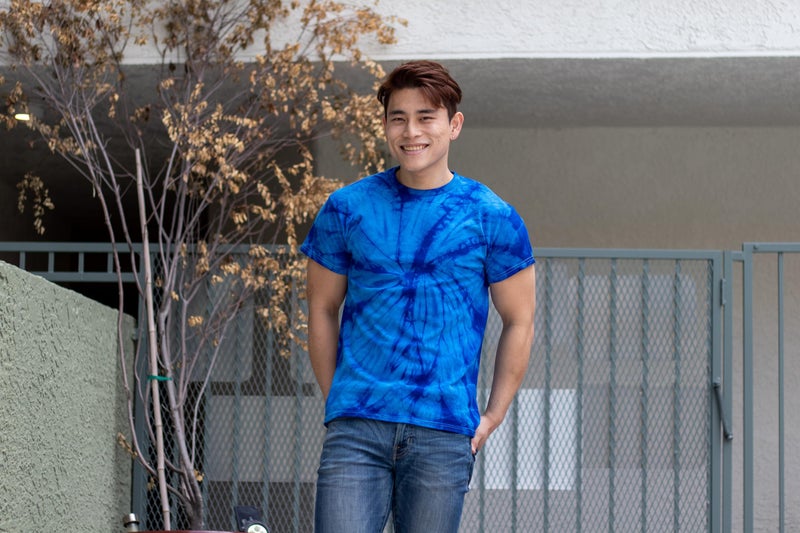 Colortone 100% Cotton Spider Tie Dye T-Shirt for Women and Men, 4X-Large, Spider Royal - Image 5