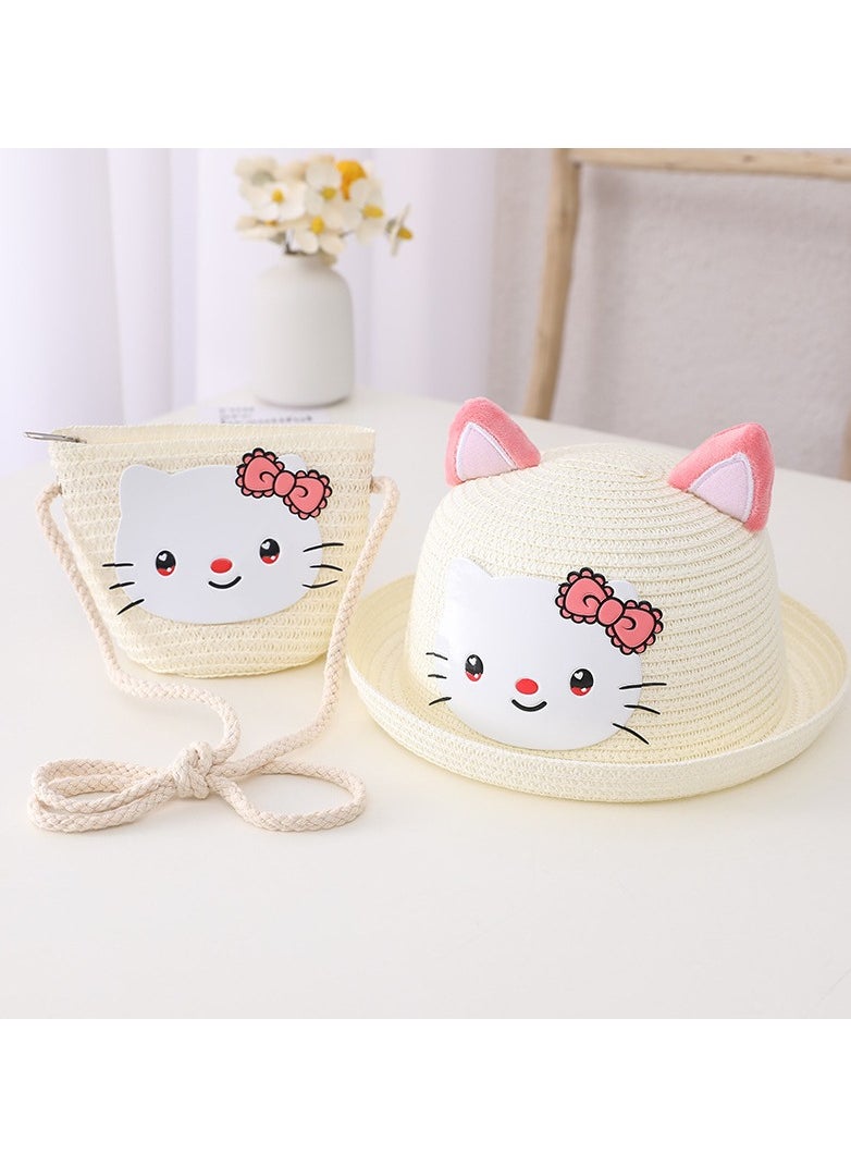KUYING - New Beach Girl Hat Beach Sunscreen Hat - Image 1