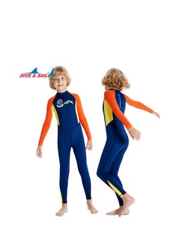 Children's Wetsuit 2.5mm One-piece Thickened Warm Swimsuit Long-sleeved Cold Swimsuit Blue - pzsku/Z03D3D9509CE14D03DFFFZ/45/_/1689062186/6c12aa55-afdb-4c9c-8369-d5b72a6a3e33