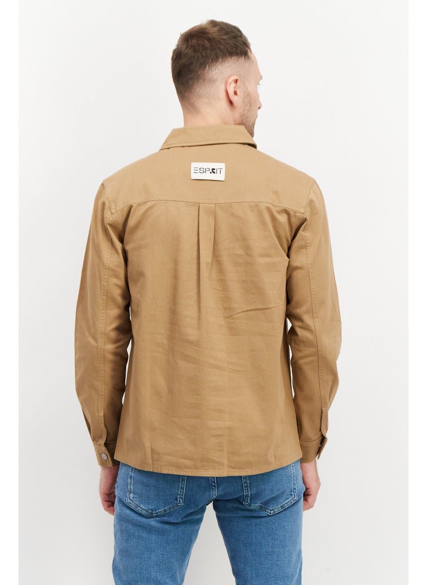 Men Textured Long Sleeve Jacket Shirts, Tan - pzsku/Z03D3F9210E6F76683690Z/45/_/1724351591/4744ce2c-56a6-4c98-bc68-0547905585ee