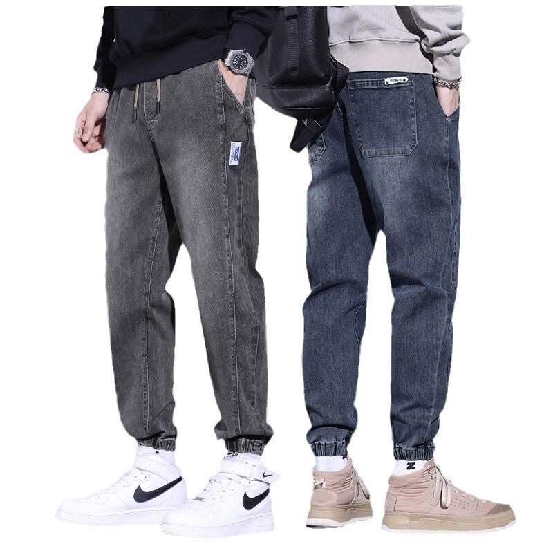 Unisex Classic Denim Jeans Loose Fit Daily Outdoor Wear - Image 1