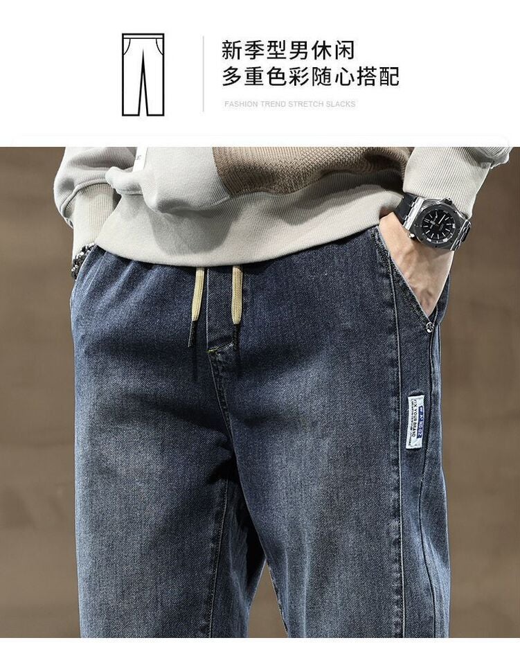 Unisex Classic Denim Jeans Loose Fit Daily Outdoor Wear - Image 2